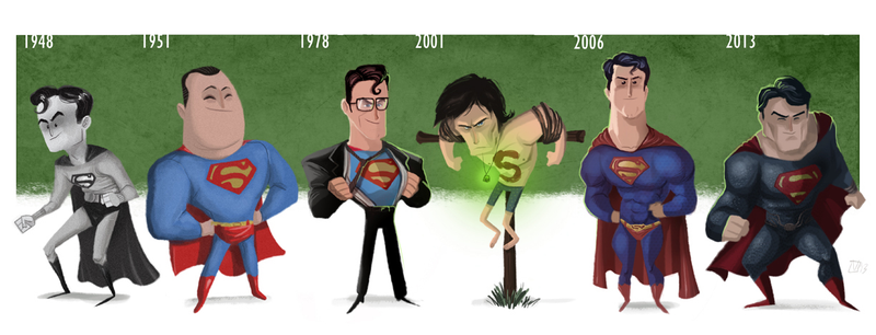Illustration for article titled Nostalgia and Evolution Are Mashed Together In This 'Adorkable' Pop Culture Artwork